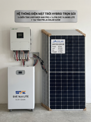 Hệ thống điện năng lượng mặt trời 7.5 kwp