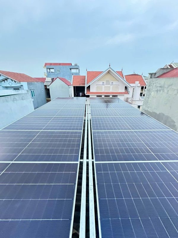Lắp đặt điện năng lượng mặt trời 20.16 Kwp tại Châu Thành Long An