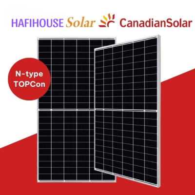 Tấm pin năng lượng mặt trời mono Canadian 615W