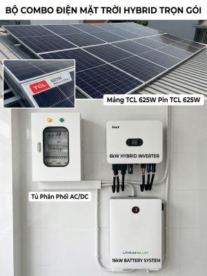 Hệ thống điện năng lượng mặt trời 6.2 kwp