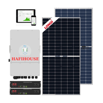 Combo 8kWp inverter Hybrid DEYE và tấm pin LONGi (Jolywood)