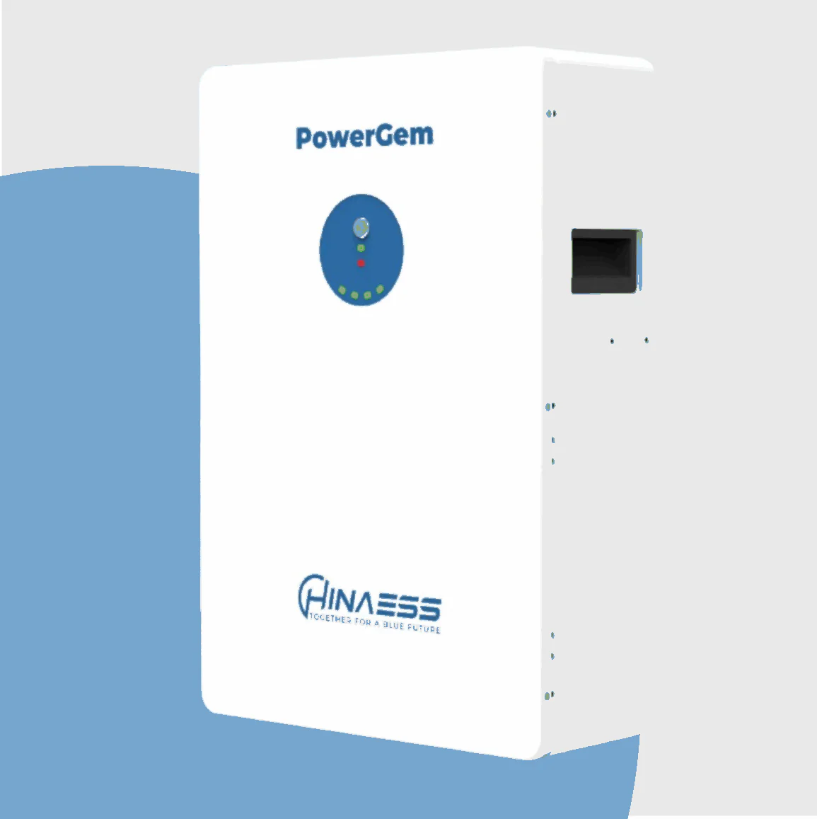 Pin Lithium HinaESS 5.12Kwh PowerGem 100Ah 51.2V (bản treo tường) 1 Pin Lithium HinaESS 5.12Kwh PowerGem 100Ah 51.2V (bản treo tường)