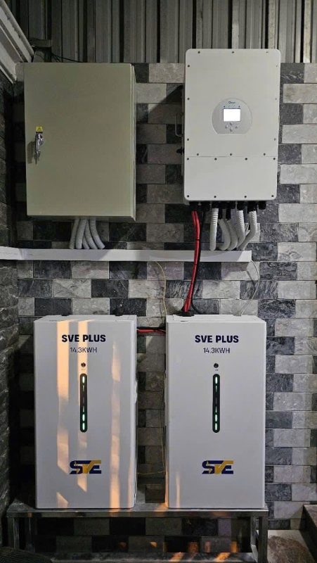 Lắp đặt điện năng lượng mặt trời 16.24 kwp - lưu trữ 31.2 kwh tại Biên Hòa Đồng Nai